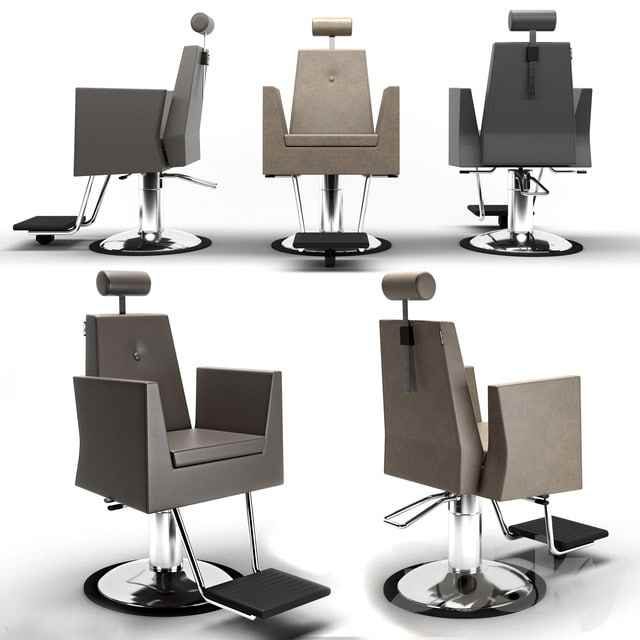 مدل سه بعدی صندلی آرایشگاه در تری دی مکس و کورونا