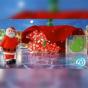 پروژه افترافکت تیزر تبریک کریسمس