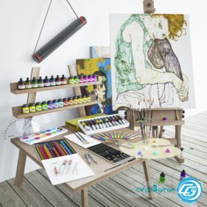 آبجکت لوازم هنری,